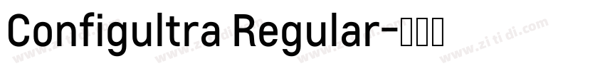 Configultra Regular字体转换